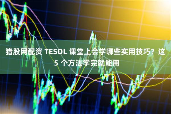 猎股网配资 TESOL 课堂上会学哪些实用技巧？这 5 个方法学完就能用